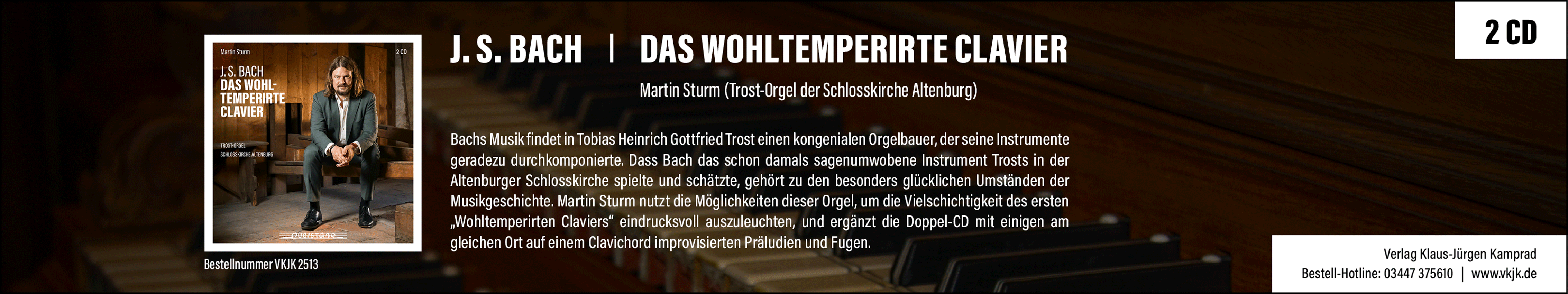 CD: Martin Sturm - Das Wohltemperirte Clavier